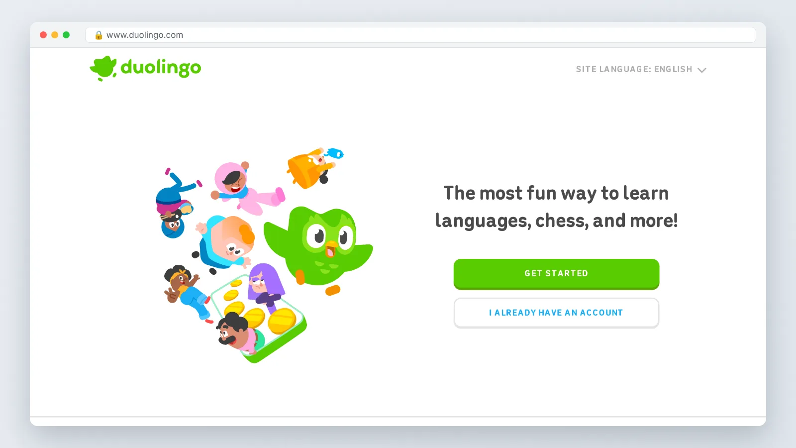 Duolingo Max official site preview