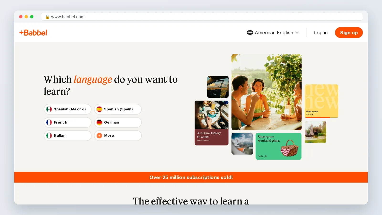 Babbel official site preview
