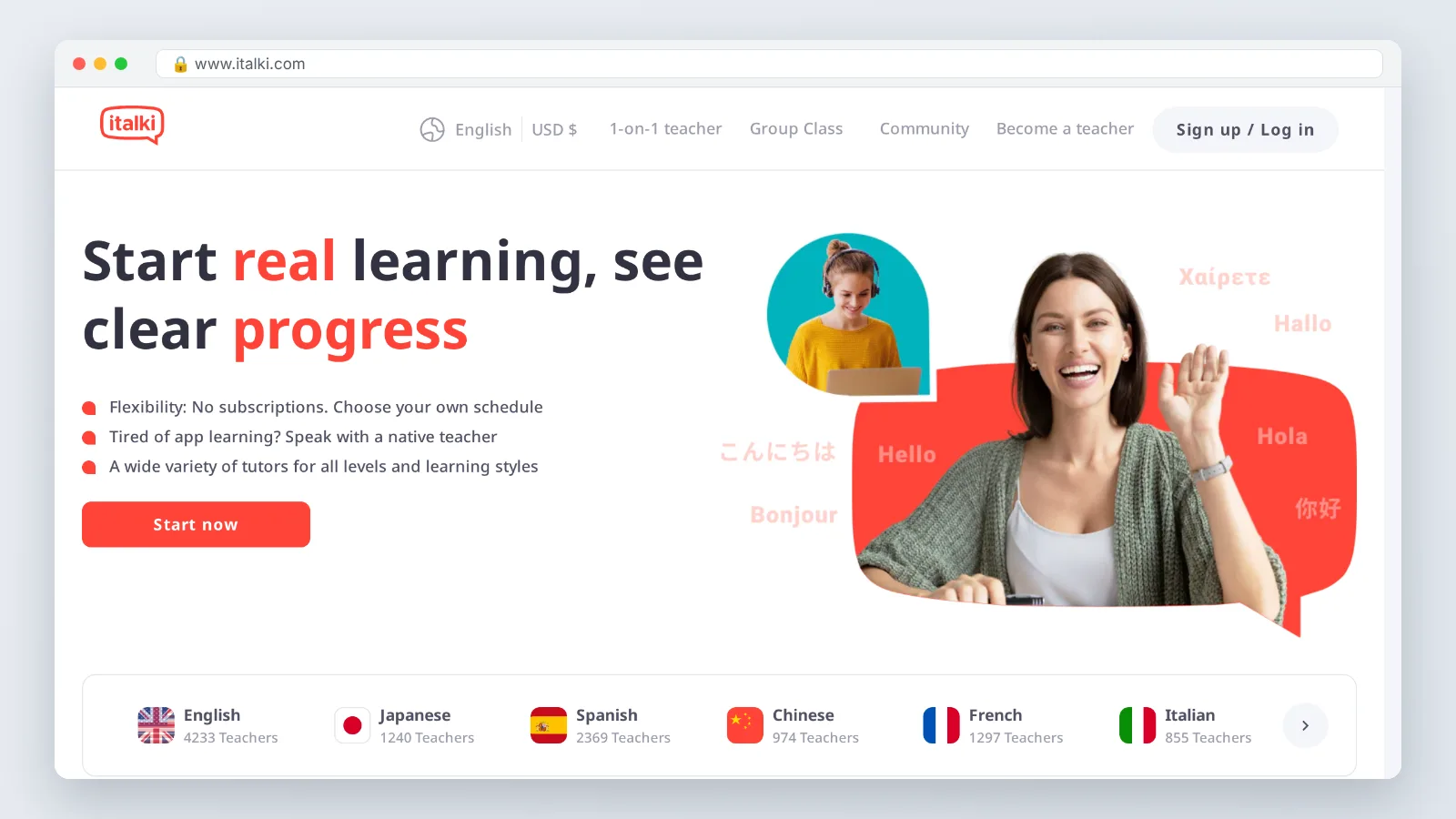 italki official site preview